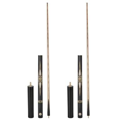 Dysdensa Queue de Billard Faite à la Main avec Extension, Construction en Bois de frêne Durable, Queue de Billard Professionnelle de 510,3 g, idéale pour Le Snooker et Le Billard