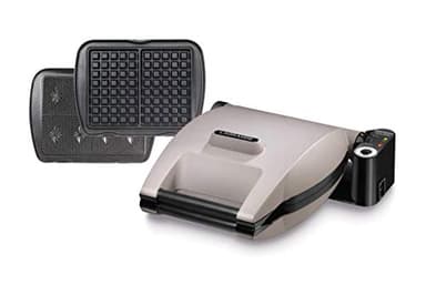LAGRANGE Gaufrier Premium, 1200W, 2 jeux de plaques inclus (Gaufre & Gaufrette), Fabriqué en France, Réversible sur son socle, Cuisson personnalisé, Plaques amovibles, Multifonction, 019232
