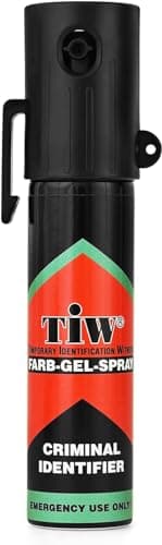 HOERNECKE Spray De Défense Tiw Farb de Poche -Gel 20 ML Sacoche Homme, Sac a Main, Veste, Sac a Dos