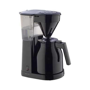 MELITTA Easy Therm II Cafetière Filtre avec verseuse isotherme, Machine à café filtre avec réservoir d'eau de 1 L, Cafetière à filtre pour 8 grandes ou 12 petites tasses, noir, 1023-06