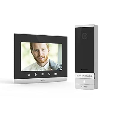 Visiophone filaire connecté Extel ultra plat facile a installer connecté smartphone ou depuis votre moniteur 7' tactile vision notcurne wifi
