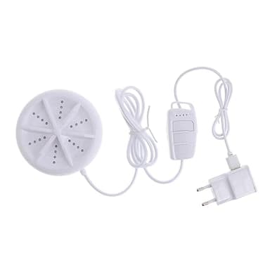 OKUMEYR Machine à Laver Portable Mini, Lave-linge à Turbine Compacte, Abs Léger, Basse Consommation, Adapté Aux Voyages Et Dortoirs, 1 Unité, Utilisation Continue