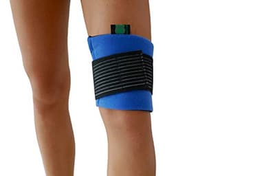 OR8 Wellness Coussin chauffant et poche de glace - Soulage les douleurs au genou - Passe au micro-ondes et au congélateur - Enveloppe chaude/froide réutilisable.