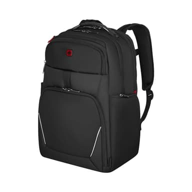 WENGER Meteor Sac à dos pour portable avec poche tablette, Notebook jusqu’à 17’’, 30 l, Femmes Hommes, Affaires Fac École Voyages, Noir, 653188