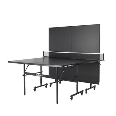 JOOLA Table de Tennis de Table Professionnelle - Black 13i, Table de ping-Pong d'intérieur châssis Pliable - Montage Rapide, Filet Inclus, Noir, 274 x 152,5 x 76 cm