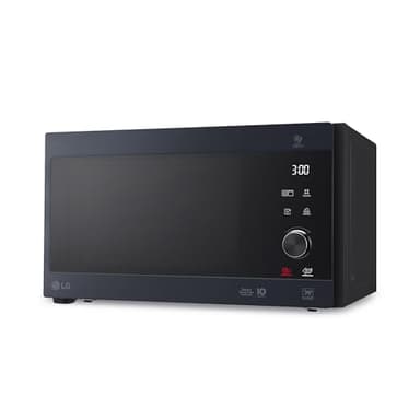 LG MH6565CPW Grill Smart Inverter Micro-ondes 1 000 W Grill 900 W Micro+Grill 1 450 W 25 litres de capacité Écran LED Plateau Crispy Plateau intérieur 292 mm Noir mat