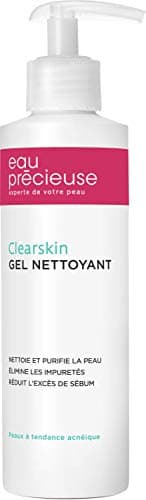 Eau Précieuse - Gel Nettoyant Clearskin - Nettoie et purifie la peau - Élimine les Impuretés - Réduit l'Excès de Sébum - Soin pour peaux à tendance acnéique - 200 ml