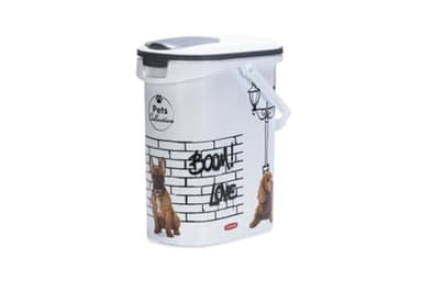 Curver Conteneur à Croquettes Pour Chien - 10L/4KG - Pets Collection - Rangement Hermétique Anti-Odeurs pour Nourriture pour Chiens - 19 x 30 x 35 cm