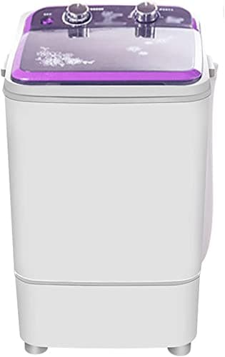 Mommax Petite Machine à Laver Semi-Automatique à Baril Unique, capacité de 7 kg avec Fonction de minuterie, Conception compacte Portable pour Chambre, Balcon, Salle de Bain et Autres espaces,A