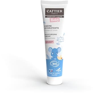 Cattier Bébé Crème Hydratante Bio 100 ml