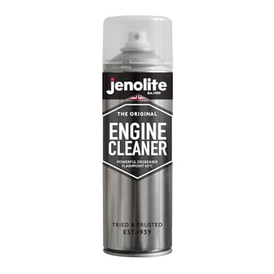 JENOLITE Nettoyant moteur en aérosol | Spray nettoyant et dégraissant pour moteur | 500 ml | Dissout la graisse, l'huile et la crasse sans laisser de résidus | Non conducteur et non corrosif