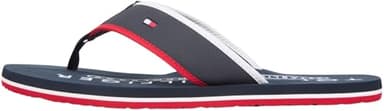 Tommy Hilfiger Sandales de plage Hilfiger Tumble Fm0fm05710 pour homme, Bleu ciel désert, 43 EU