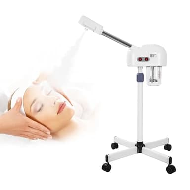 BALLSHOP Appareil à Vapeur pour le Visage Professionnel – Sauna Facial Chaud & Froid, Vapozone Esthétique, Machine à Vapeur Beauté Hydratante, Nettoyant Vapeur Pores avec Brumisateur Eau
