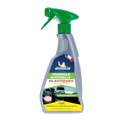 MICHELIN 009166 Nettoyant Plastiques Voiture, Formule Naturelle, 500 ml