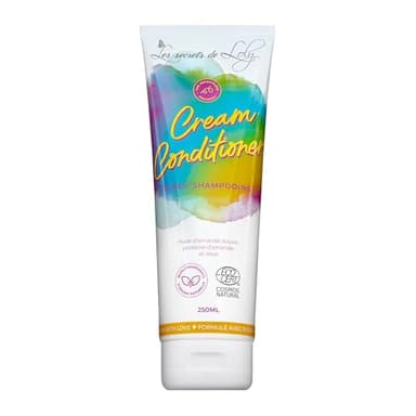 Les Secrets De Loly – Cream Conditioner – Après-Shampooing – Soin Cheveux Hydratant & Démêlant – 98,9% Naturel – 250ml