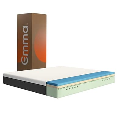 Emma Original Matelas en Mousse 160x200 cm, Hauteur 25 cm, (H2), Matelas à 5 Zones