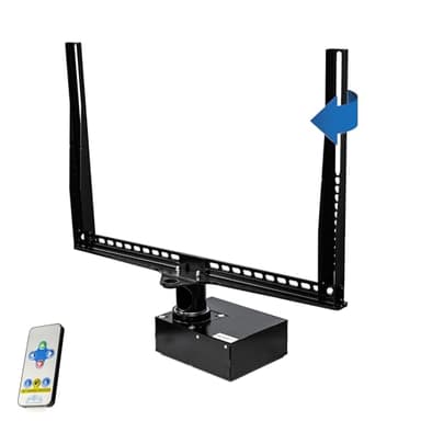SABAJ M&D Support TV Motorisé in‑Stand 340 – Rotation  340° Télécommandée, 40 – 70'' / 55 kg, VESA 100×100 – 600×400, Montage sous Plateau