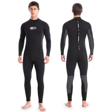Combinaison de Plongée pour Homme, Combinaison Plongée Complète Homme, Combinaisons de Plongée en Néoprène 3mm Combinaison Natation Homme pour la plongée, Snorkeling, Natation, Surf