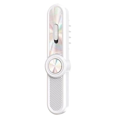 Muuookka Peigne de Massage Électrique pour la Croissance des Cheveux, Brosse pour Cuir Chevelu avec Luminothérapie, Applicateur D' Liquide Anti-Chute, Blanc