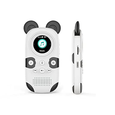 64GB Lecteur MP3 Enfants Bluetooth 5.0 avec Haut-parleurs Prend en Charge la Radio FM, réveil, Enregistrement sur Le Bouton on, Fonction chronomètre