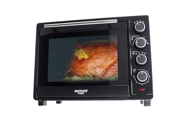 Four de table Bastilipo - 35 litres, 1600 W, convection et rôtisserie, modèle Siena Black