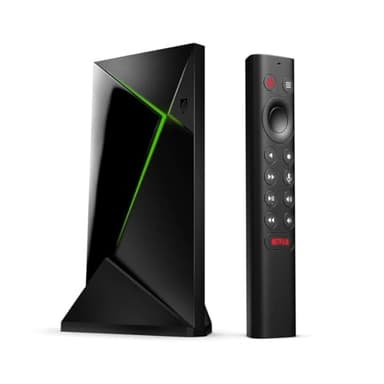Lecteur Multimédia et de Streaming NVIDIA SHIELD Android TV Pro ; Films 4K HDR, Sports en Direct, Dolby Vision-Atmos, Upscaling Amélioré par l'IA, Jeux dans le Cloud GeForce NOW