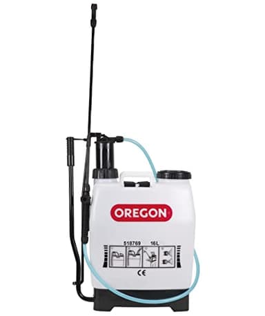 Oregon - Pulvérisateur à Dos de Jardin pour Désherbant / Produits avec Lance et 2 Buses de Pulvérisation Réglables, 16 Litres (518769)