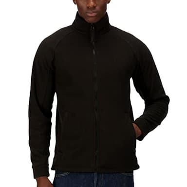 Regatta Homme Polaire Homme Zippée avec Propriété de Séchage Rapide Thor Iii Fleece, Noir, 3XL EU