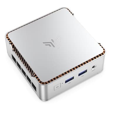 NiPoGi E2 Mini PC W-11 Pro, Ιntel Twin Lake N150(6 W TDP, jusqu'à 3,6 GHz), 16 Go DDR4 256 Go M.2 SSD Mini Ordinateur de Bureau, Double écran 4K, HDMI 2.0, DP, Double WiFi, Tour PC pour école/Bureau.