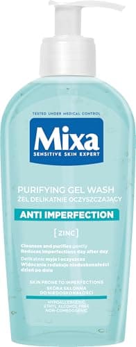 Mixa Gel Nettoyant Visage Expert Peau Sensible, 200 ml