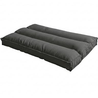 Bananair - Futon 1 Place Épais & Confortable Fabriqué en France, Housse Lavable, Idéal comme Matelas de Sol, d'Appoint, Chauffeuse - Futon Pliable, Sangle de Rangement Incluse (90x190 cm, Gris Foncé)