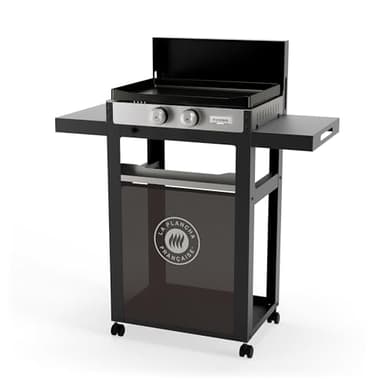 LE MARQUIER - La Plancha Francaise Gaz 250 Duo Edition (Chariot Et Couvercle Inclus)