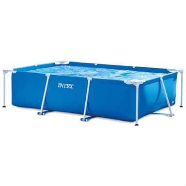 Intex Piscine Metal Frame Junior rectangulaire Tubulaire (l) 2,60 x (l) 1,60 x (h) 0,65m