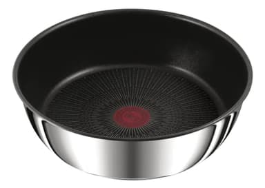 Tefal Ingenio Sauteuse 24 cm, Induction, Revêtement antiadhésif, Acier inoxydable, Gain de place, Indicateur de température, Fabriqué en France, Preference L9733502