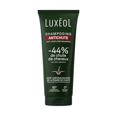 LUXÉOL - Shampooing Antichute - Volume & Brillance - Diminue La Chute De Cheveux - Soin Cheveux Enrichi En Extrait De Kératine - Fabriqué en Europe - 200ml