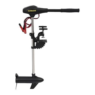 Moteur hors-bord - 12 V - 40 lbs - Moteur électrique - Moteur de trolling puissant pour kayaks et bateaux - Force de poussée jusqu'à 300 kg