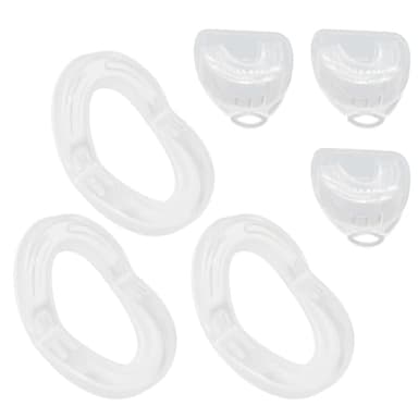 Anti Ronflement Efficace Puissant, 3 PCS Orthèse Anti-Ronflement, Ne Fait Pas Mal à La Bouche Anti Ronflement Efficace Puissant Apnee Du Sommeil Appareil Stockage IndéPendant pour un Sommeil Paisible