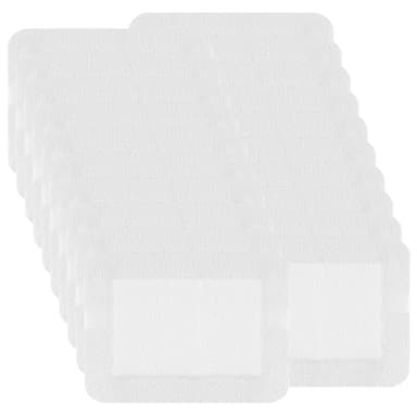 Grand Pansements stériles 10 x 15 cm, pansement stérile autocollant à forte adhérence, protège contre les coupures et les rayures, retrait indolore, emballé individuellement, paquet de 20