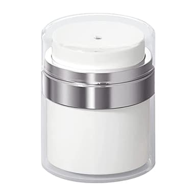 LINGJIONG Airless Pump Bottles, Vide Cosmetic Cream Jar Vacuum Bottle Dispenser, Refillable Drunk Elephant Container, Portable Flacon Voyage Container For Lotions (100ml) 1.0 unité