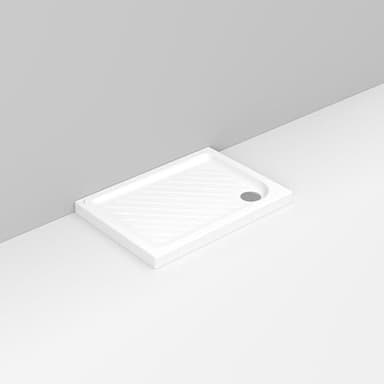 Receveur de douche rectangulaire 70x100 cm en céramique antidérapante Gemma 2 | Dolomite