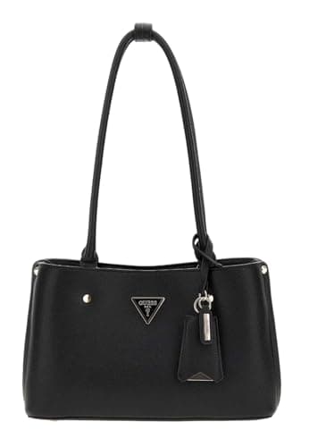 GUESS HWBG8778090BLA MERIDIAN SHOULDER SATCHEL Women BLACK Size One Size