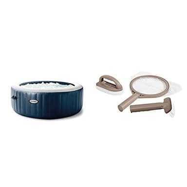 Intex - 28430EX - Pure Spa Blue Navy 4 Places & PureSpa' Maintenance Kit, Multi-Colour