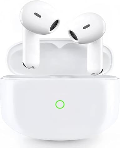 Écoueu sans Fil Bletoh 1.3 avec Son Stéréo et Bsses Puisstes, IPX7 Étachs, Rdction de Bruit, 3H Autnomie avec Boîter de Chrge Raide, Oreillttes Bluetth Sport pour