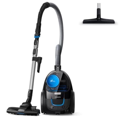 Aspirateur traineau sans sac - PHILIPS FC9331/09 - 900 W - 1,5 L - Noir intense et bleu