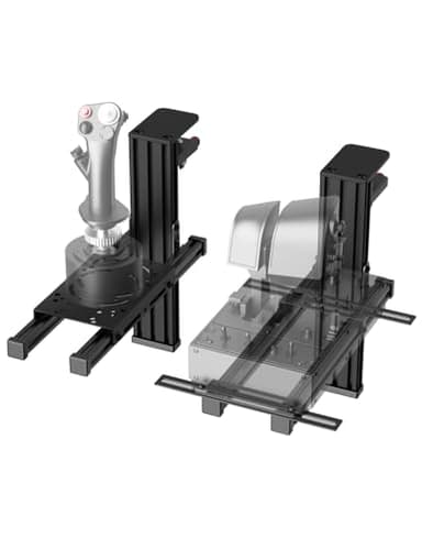 Lot de 2 Support de Table pour Flight Sim HOTAS Compatible avec Logitech X56/X52/X52 Pro, Thrustmaster Hotas Warthog/T.16000M/T-Flight Hotas 4/X, SimTask Farmstick/Sol-R2 et Winwing Orion Hotas‌ 1/2