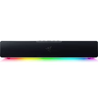 Razer Leviathan V2 X - Barre de Son de Gaming pour PC (avec Haut-parleurs Large Bande, Format Bureau Compact, Alimentation et Transmission Audio par USB Type-C, Bluetooth 5.0) Noir
