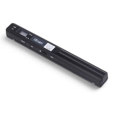 Scanner de Documents Portable, Petit Scanner de Documents et de Photos USB, de Scanner Portable Couleur HD 900 DPI pour la Maison, Les Voyages, Le Bureau et Les (Black)