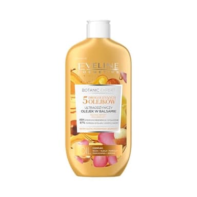 Eveline Cosmetics Botanic Expert Huile Corporelle Ultra-Nourrissante Pour Femme | 350 ml | Corporelle Hydratante | Formule Non Collante À Absorption Rapide | Soin Hydratant Intense Peaux Sèches