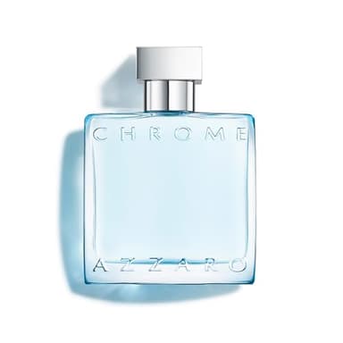 AZZARO Chrome - Eau De Toilette Homme - Hespéridé Aquatique Boisé - Feuilles de Maté, Bergamote & Musc Transparent - Tenue Longue Durée - Spray Vaporisateur