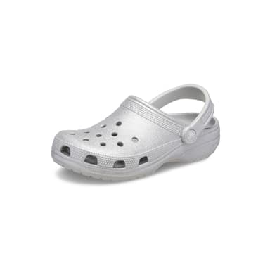Crocs Classic Glitter Clog 38-39 EU Silver Glitter